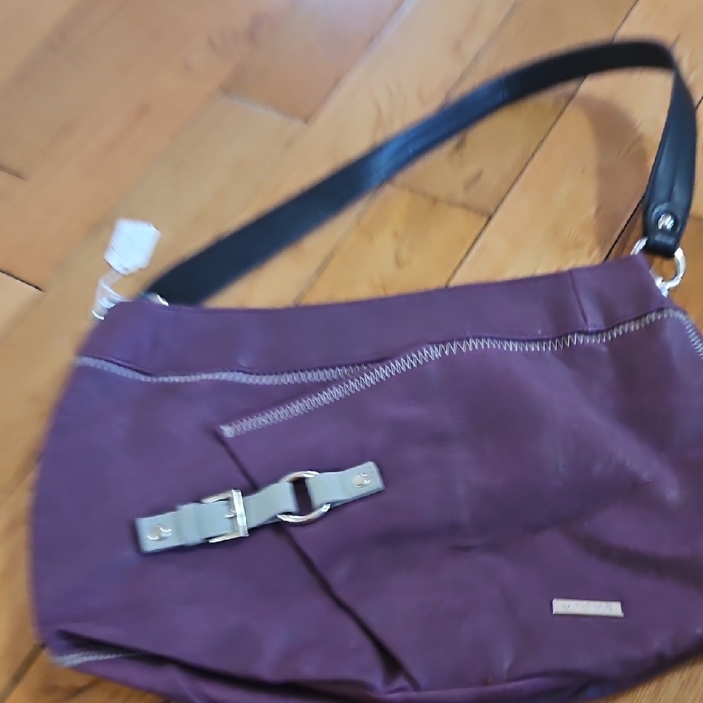 Miche Purple and Black Shoulder Bag